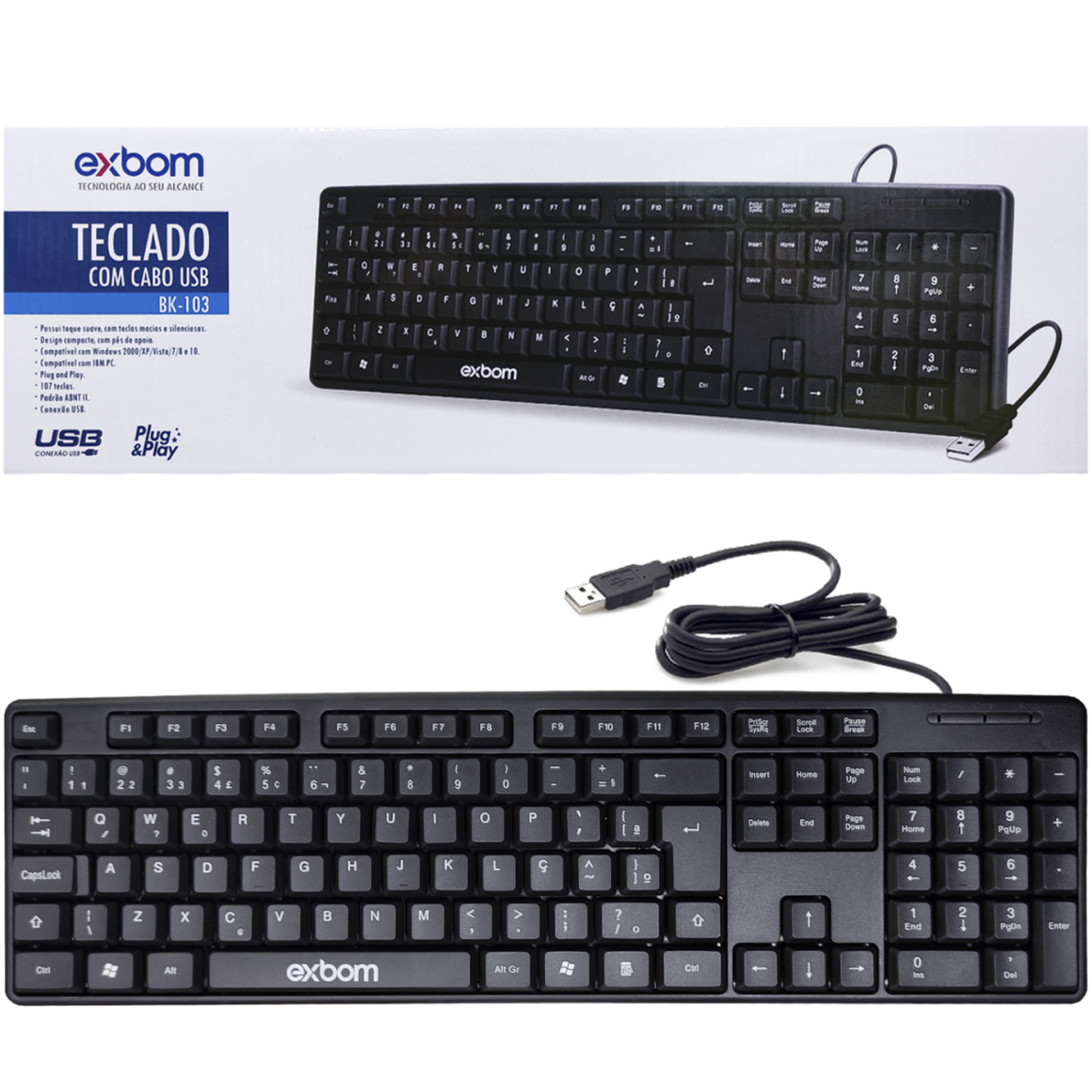 Teclado C/ Fio