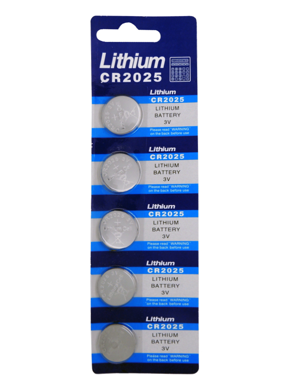 Bateria de Lithium CR2025 ou CR2032
